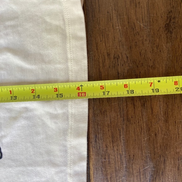 CHNGE Love Peace Cropped Henley sz Small White Longe Sleeve Embroidered - Picture 8 of 11